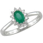 J&A 1970 - Bague - Panier Emeraude