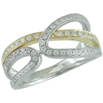 J&A 1970 - Bague - Or Bicolore & Diamants