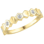J&A 1970 - Bague - Or Jaune & Diamants