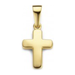 Pigou - Pendentif - Croix - Or Jaune