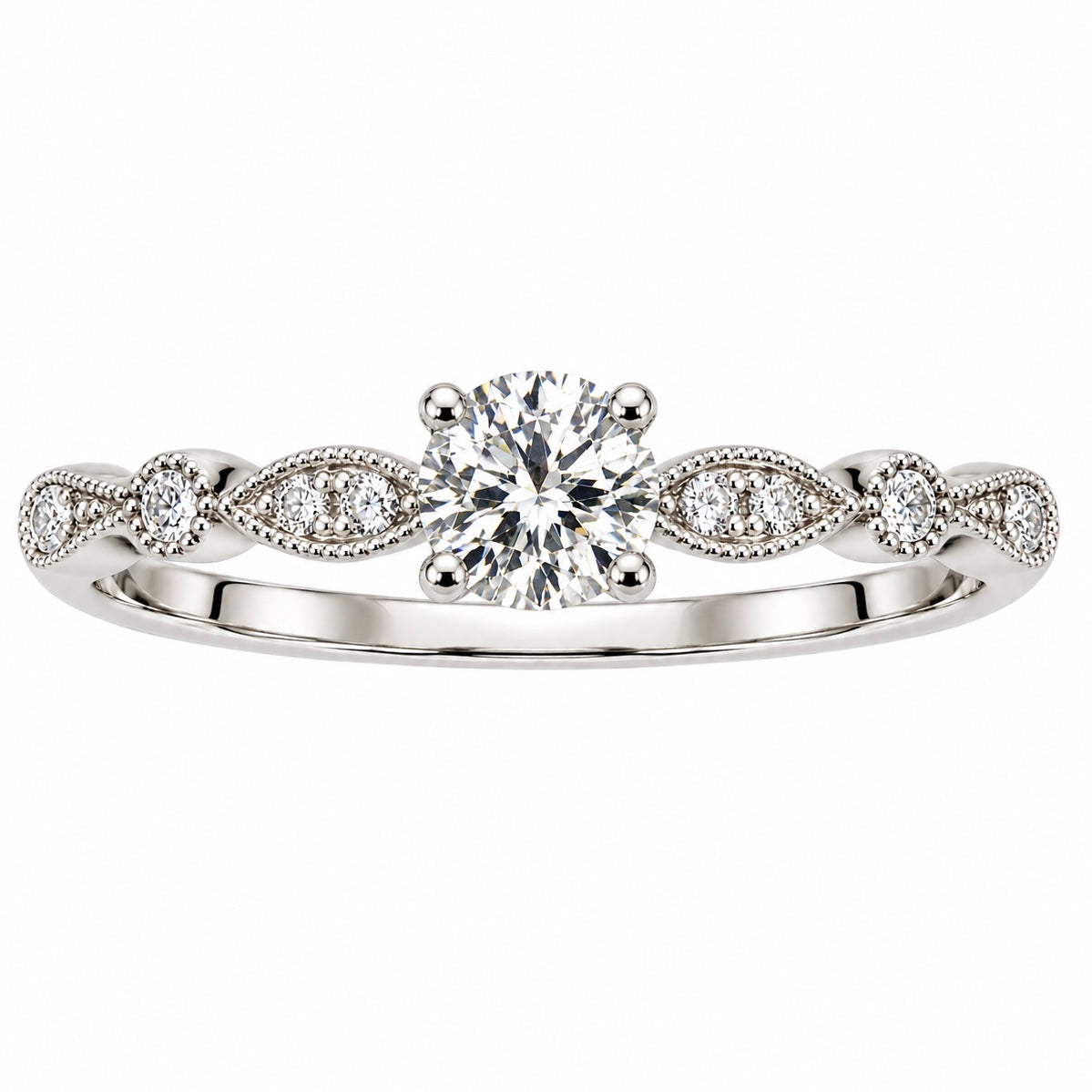 Beheyt - Bague - Or Blanc & Diamants