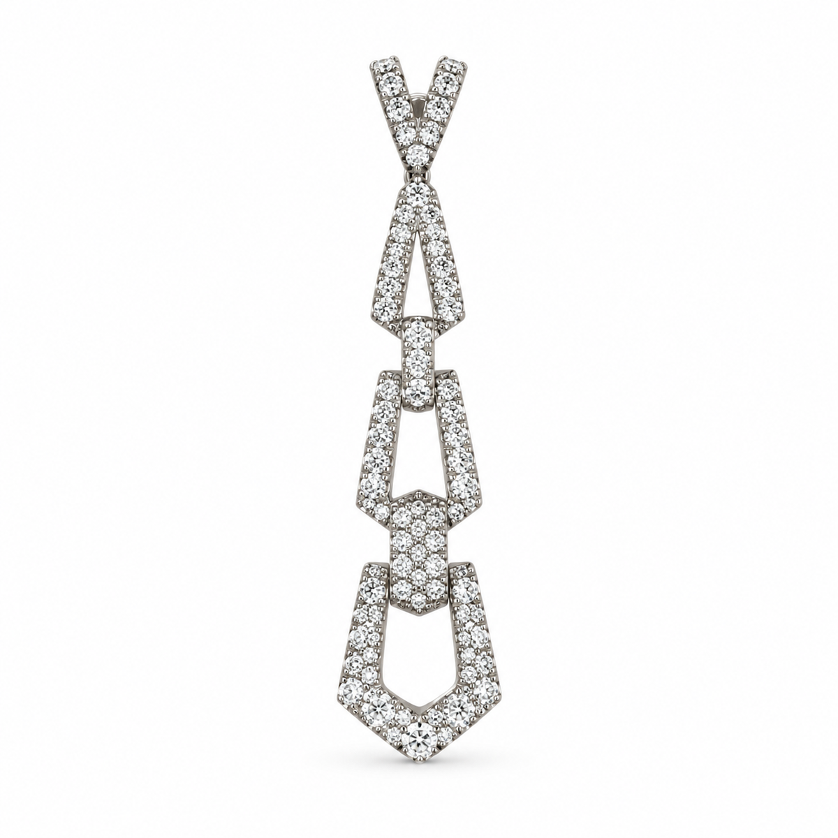 Valcke - Pendentif - Or blanc & diamants