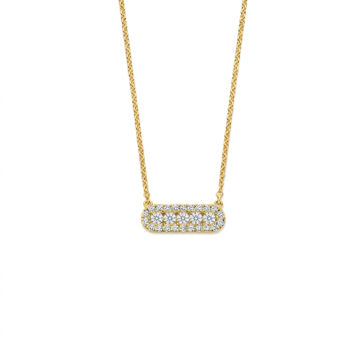 Beheyt - Necklace - Yellow Gold & Diamonds