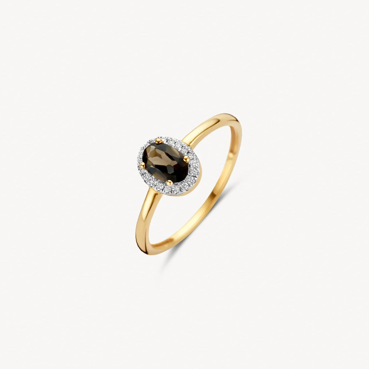 Blush Diamonds - Bague - Quartz fumé & diamants