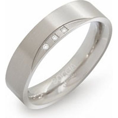 Boccia - Bague - Titane & Diamants