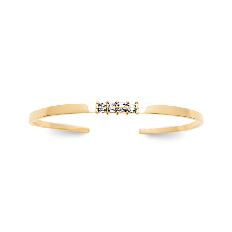 Bracelet rigide - Plaqué or
