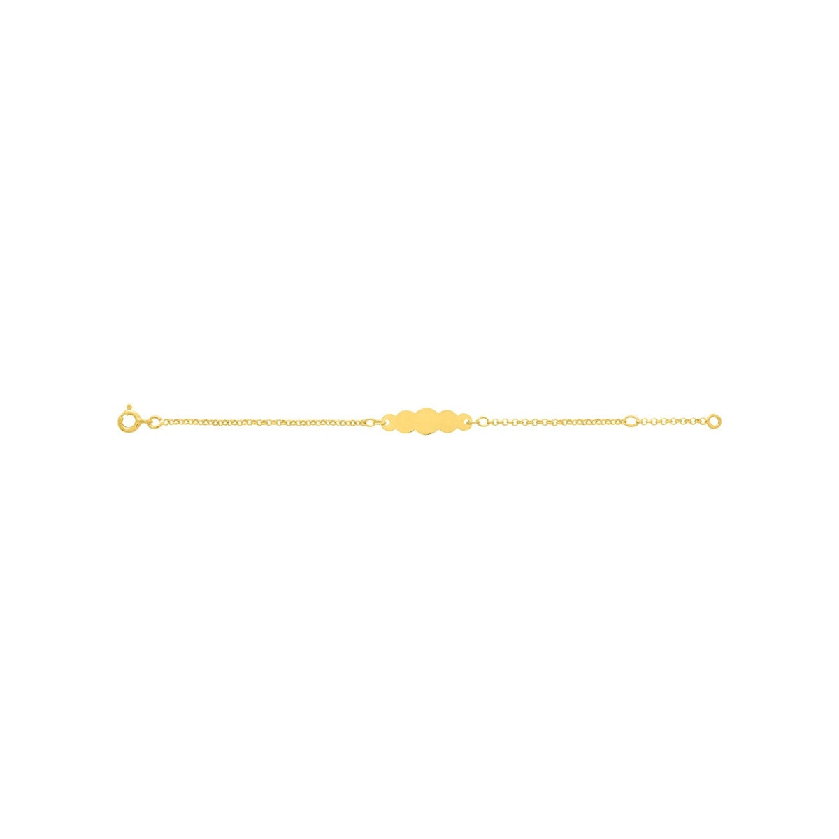 Robbez - Bracelet - Gourmette - Or jaune