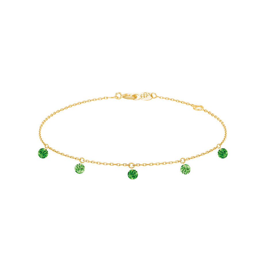 La Brune & La Blonde - Bracelet - Or Jaune & Tsavorites