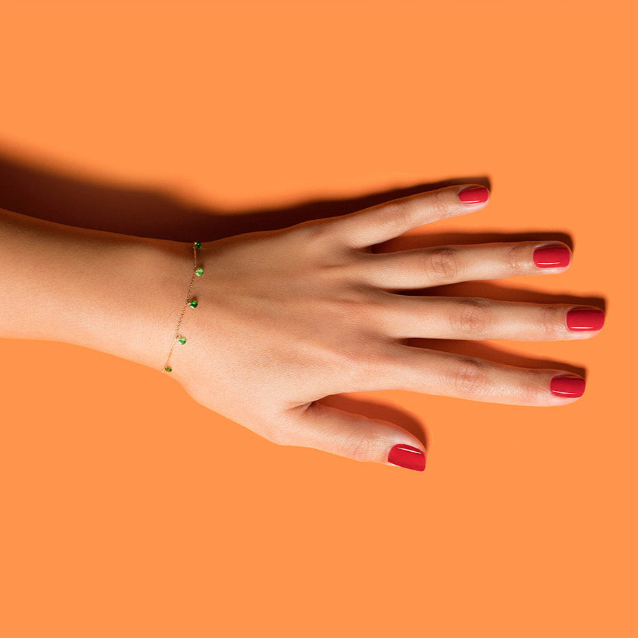 La Brune & La Blonde - Bracelet - Or Jaune & Tsavorites