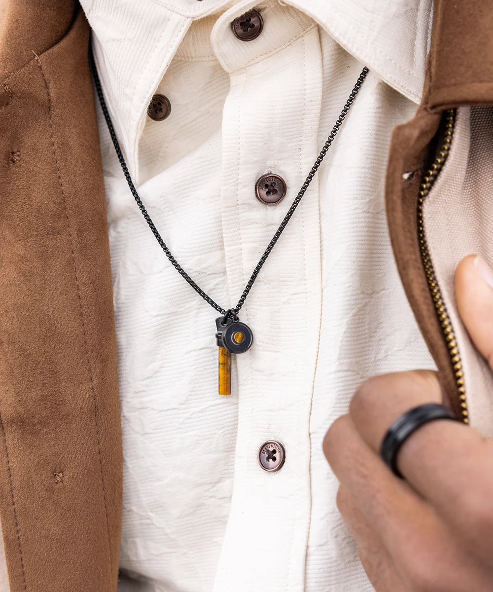 Pig & Hen - Collier Acier - Brontide Eye Necklace