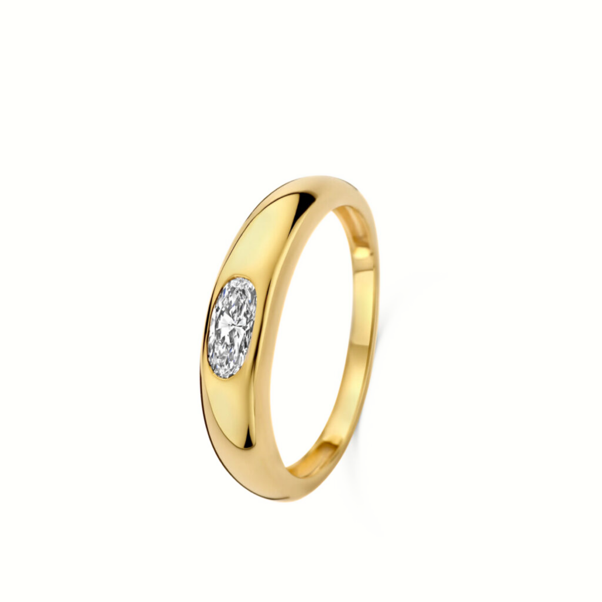 Mérité - Bague - Or jaune & diamant Lab