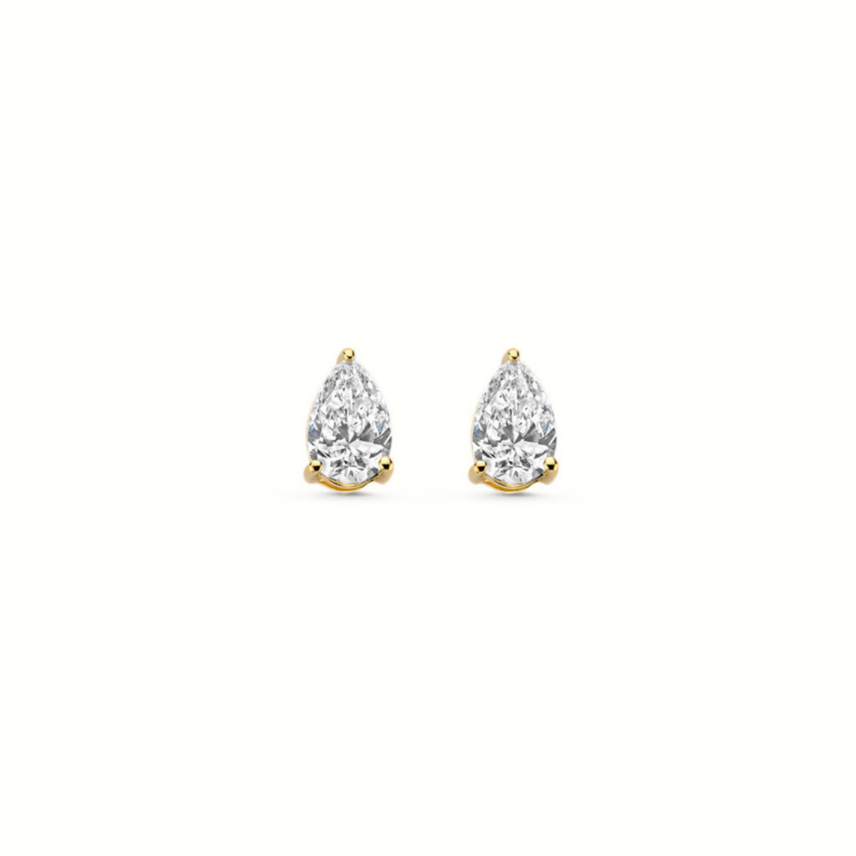Mérité - Boucles d'oreilles - Or jaune & diamants Lab
