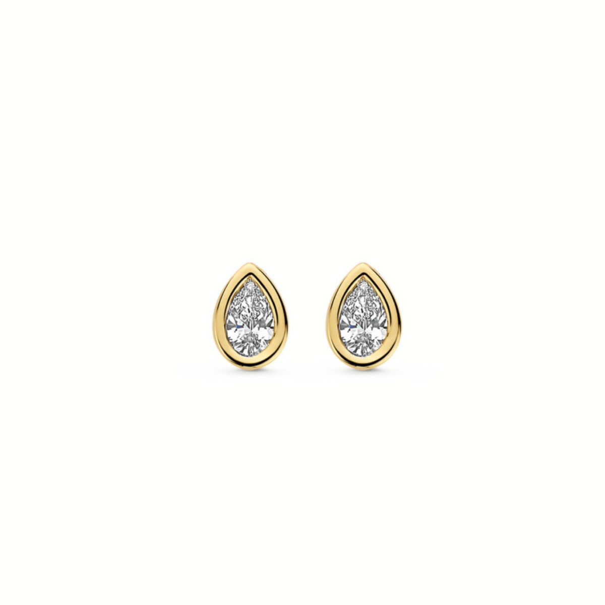 Mérité - Boucles d'oreilles - Or jaune & diamants Lab