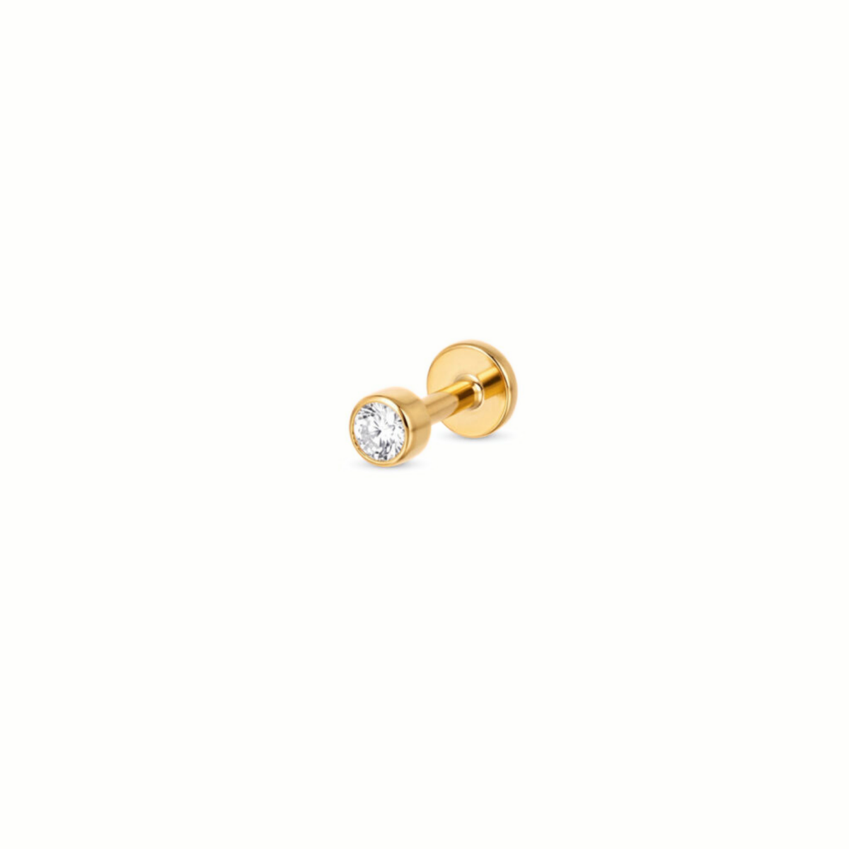 Mérité - Piercing - Or jaune & diamant Lab