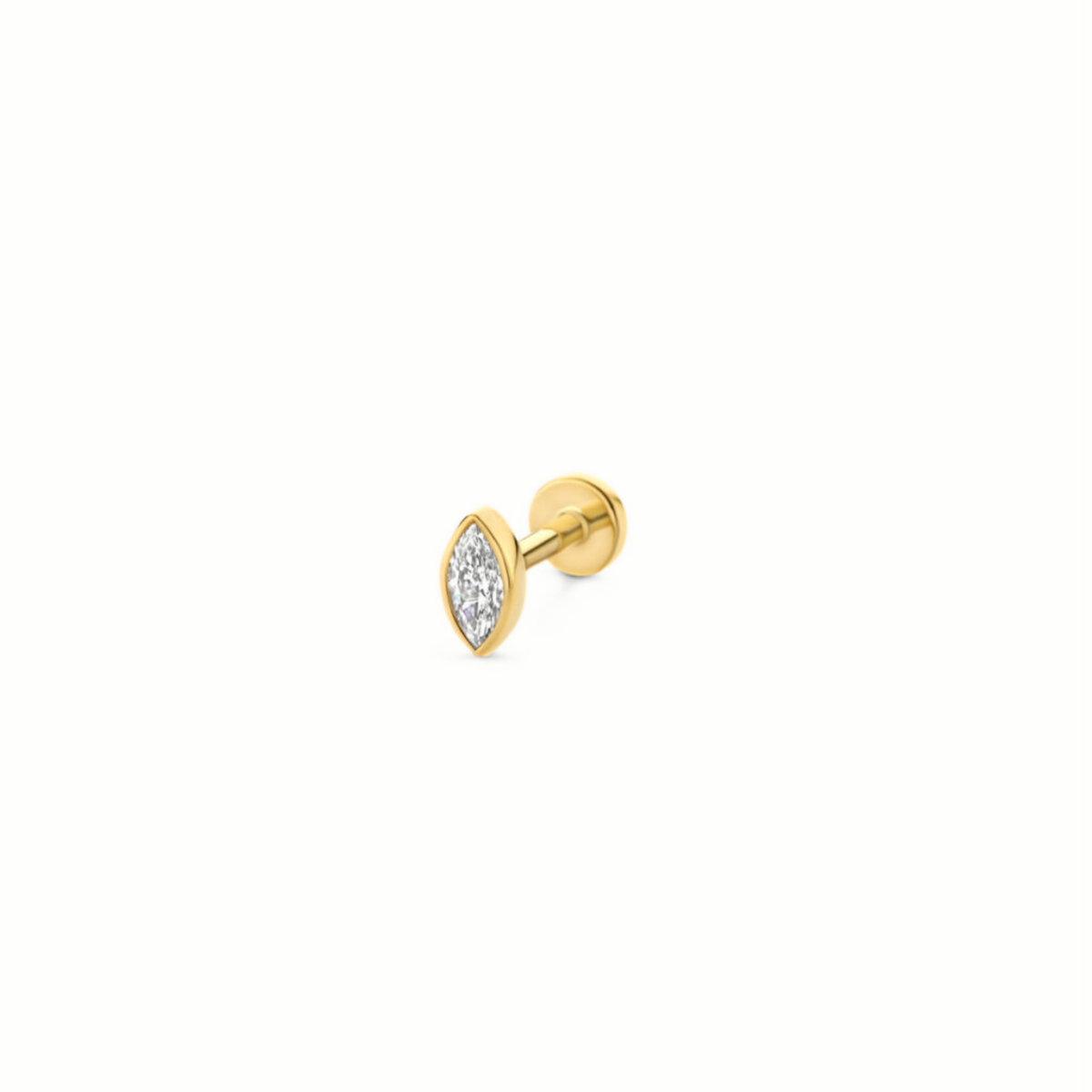 Mérité - Piercing - Or jaune & diamant Lab