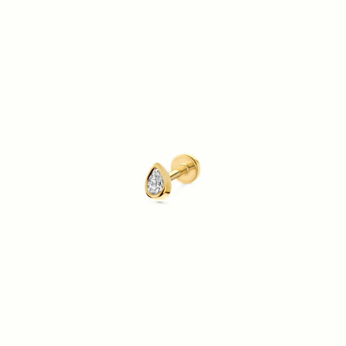 Mérité - Piercing - Or jaune & diamant Lab