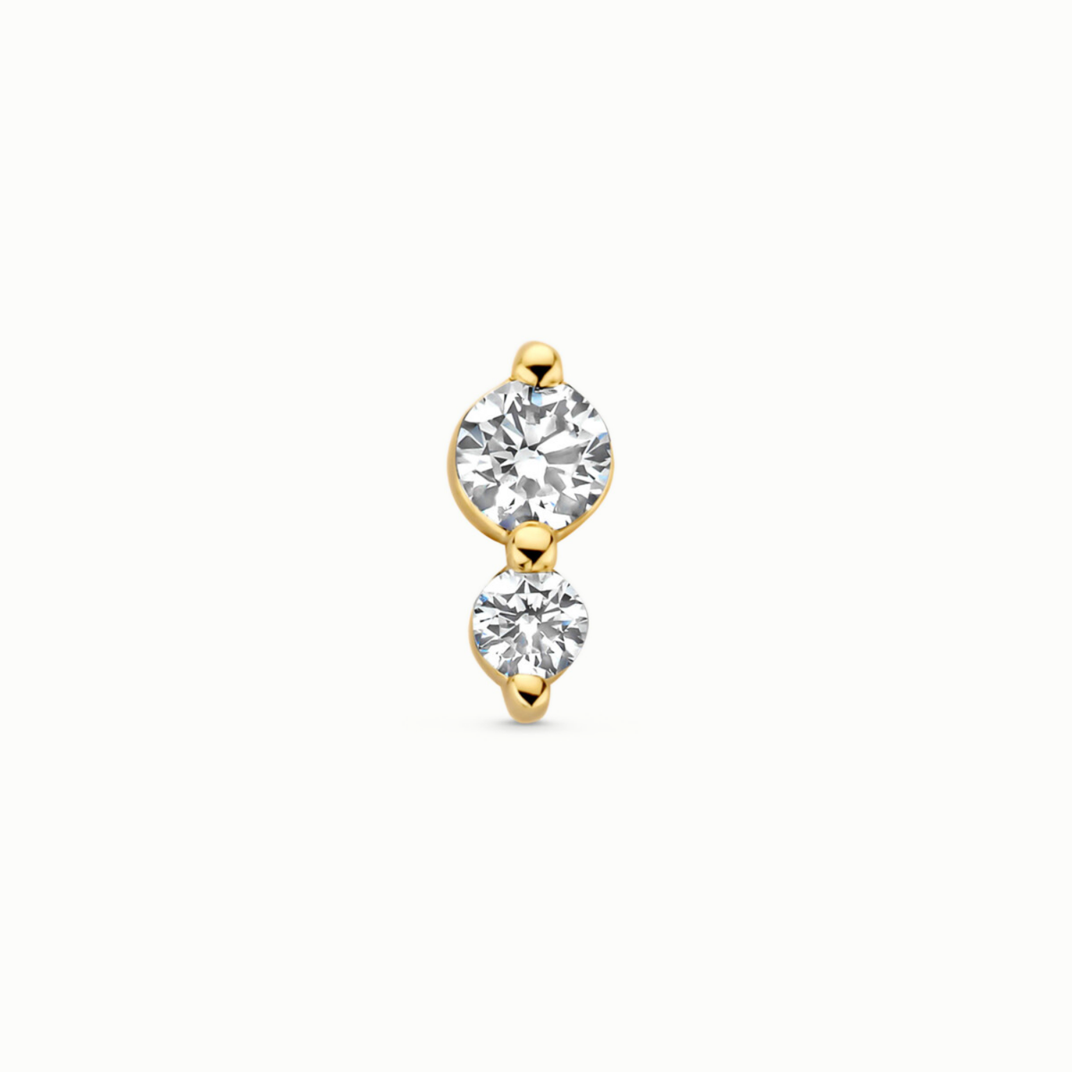 Mérité - Piercing - Or jaune & diamants Lab
