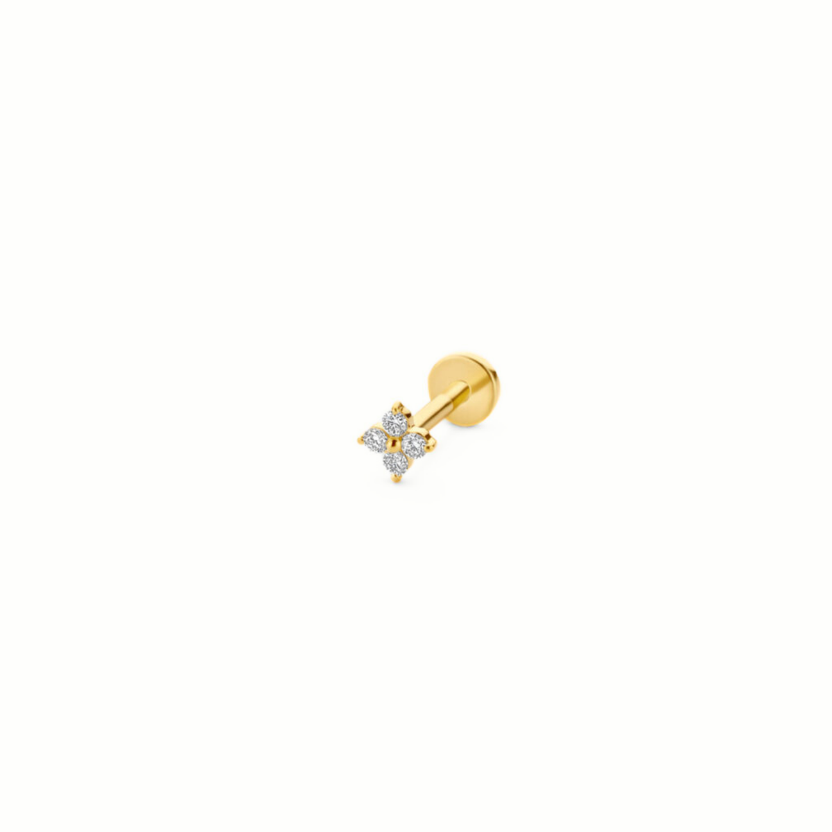 Mérité - Piercing - Or jaune & diamants Lab