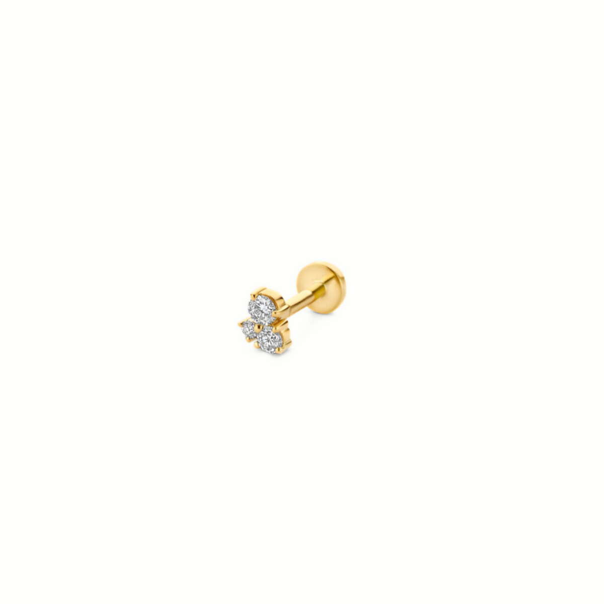 Mérité - Piercing - Or jaune & diamants Lab