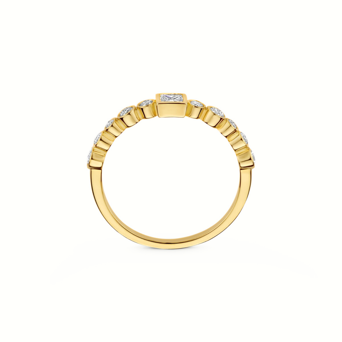 Mérité - Bague - Or jaune & diamants Lab
