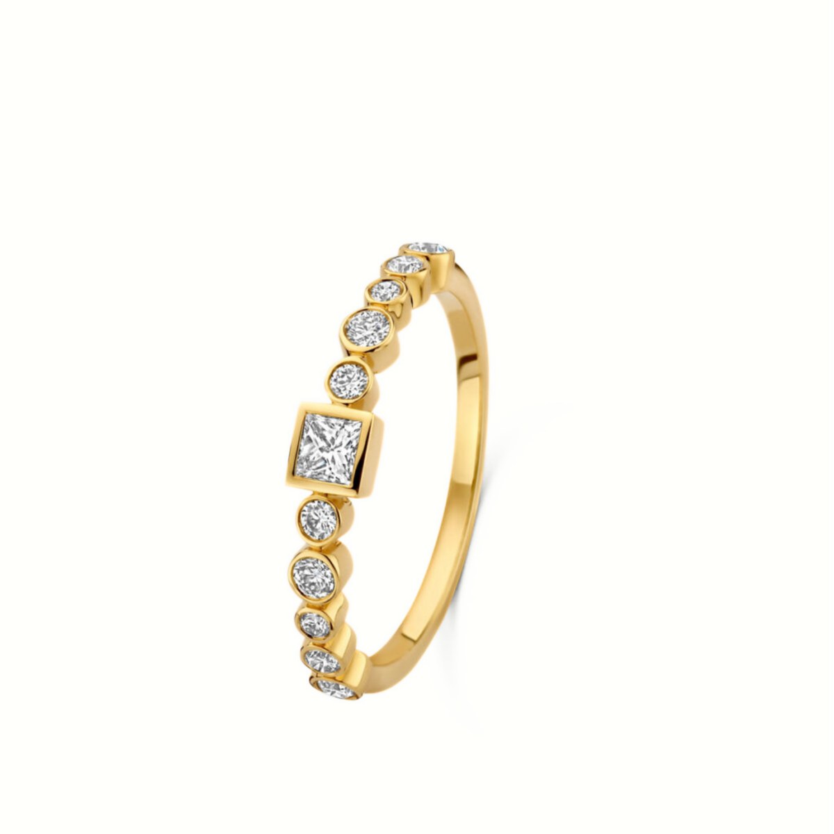 Mérité - Bague - Or jaune & diamants Lab