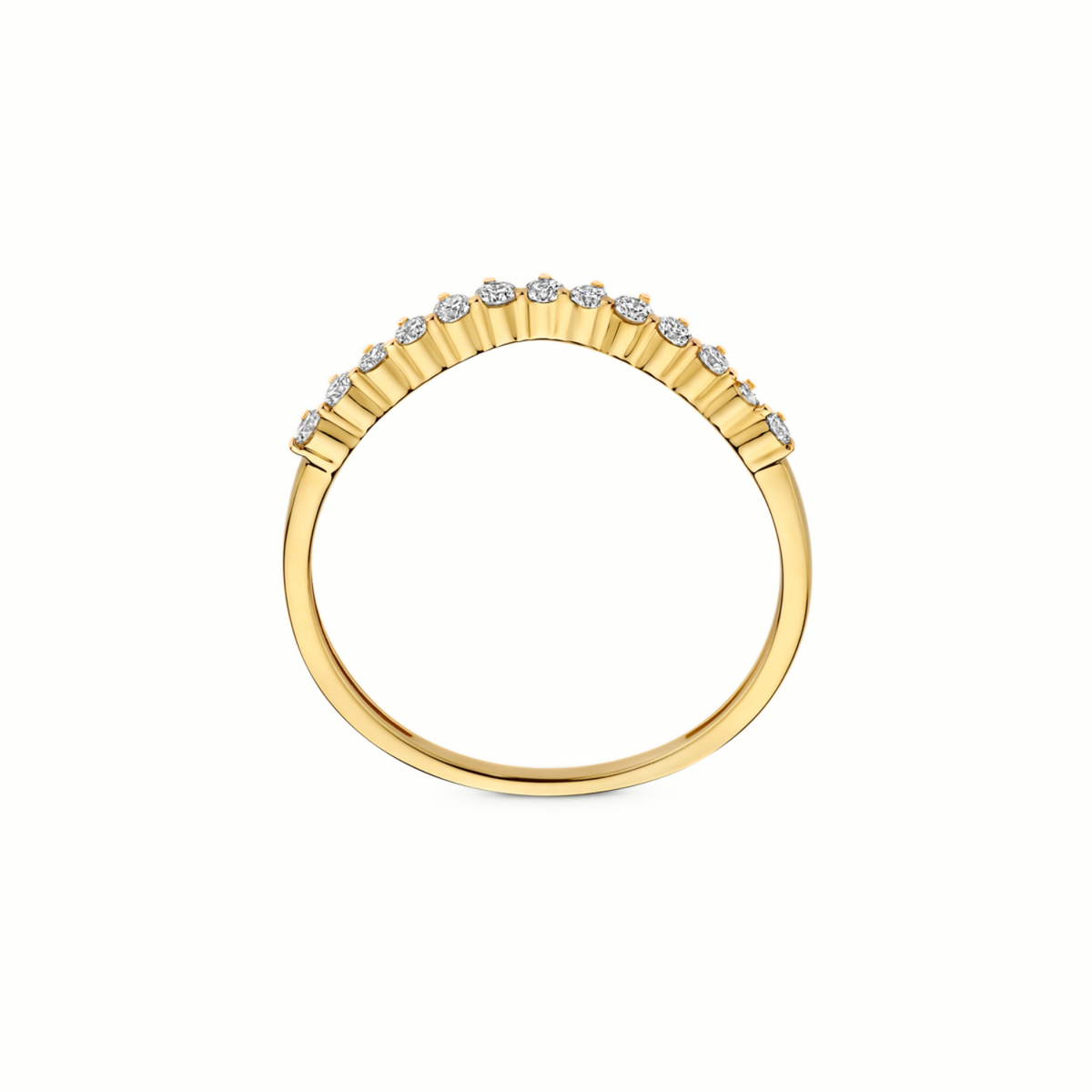 Mérité - Bague - Or jaune & diamants Lab