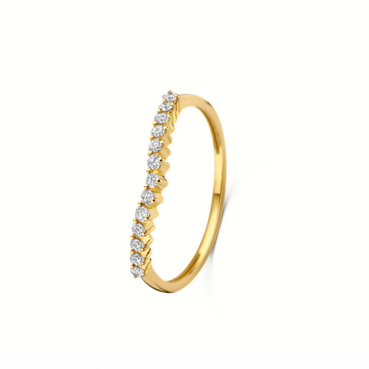Mérité - Bague - Or jaune & diamants Lab