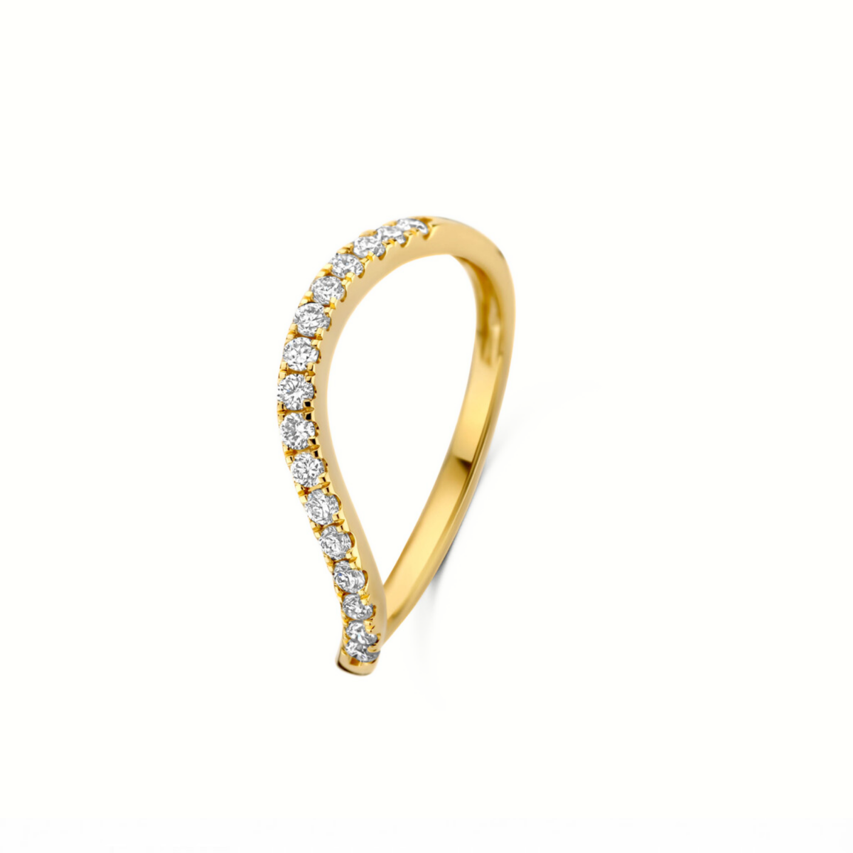 Mérité - Bague - Or jaune & diamants Lab