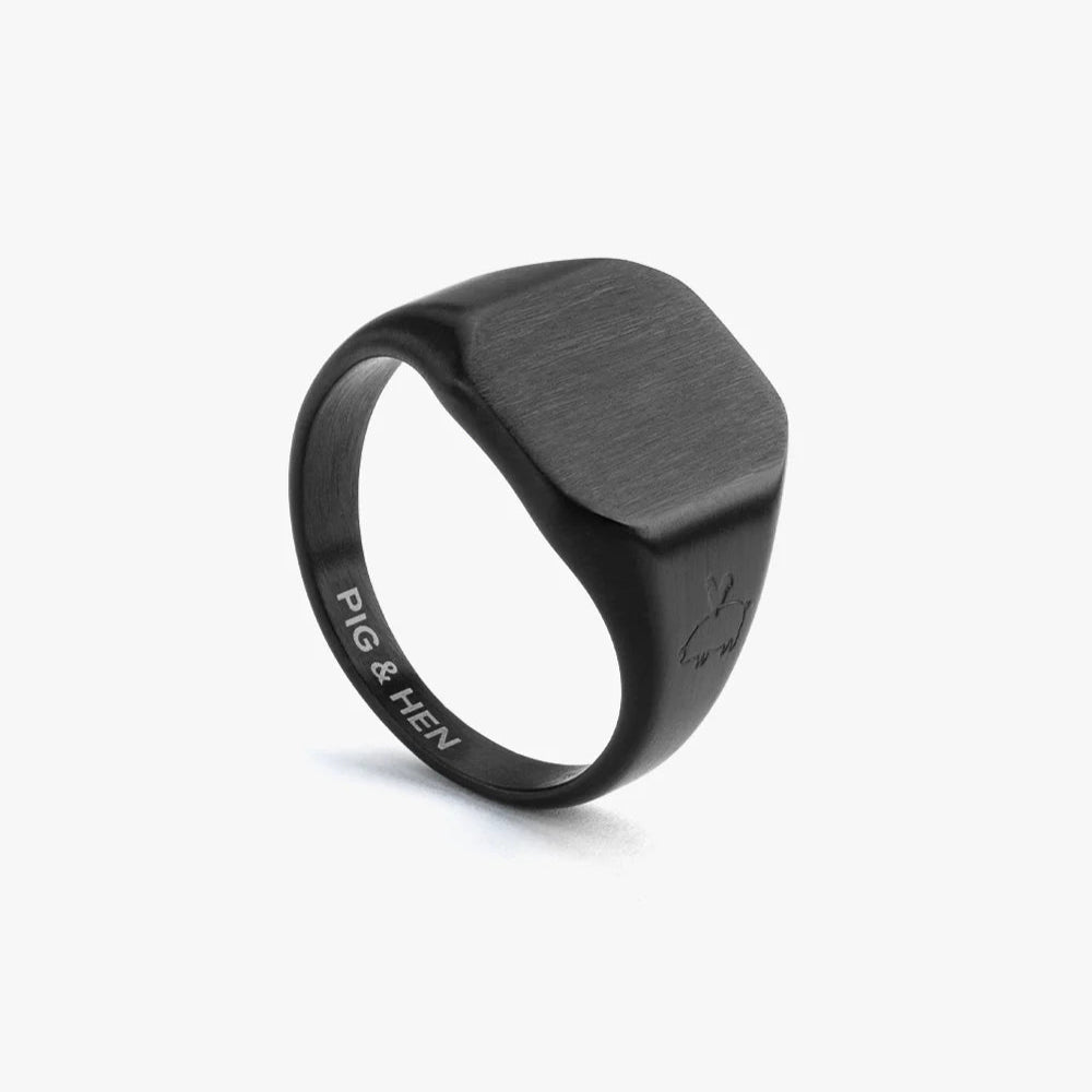 Pig & Hen - Bague - Signet Classic Ring 16mm