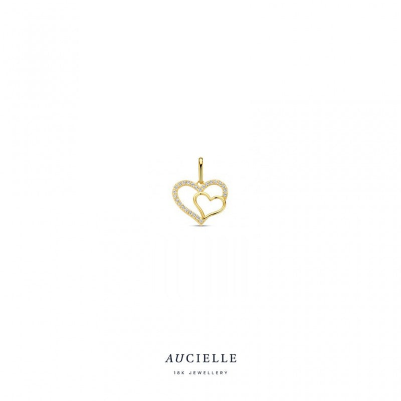 Aucielle - Pendentif - Or jaune & zirconium