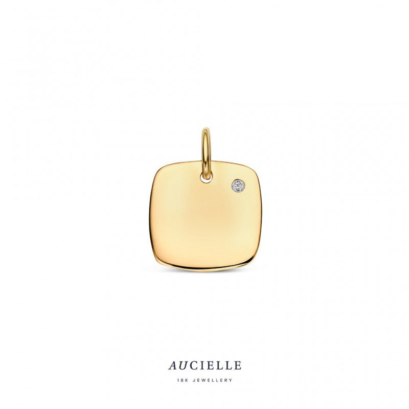Aucielle - Pendentif - Or jaune & diamant