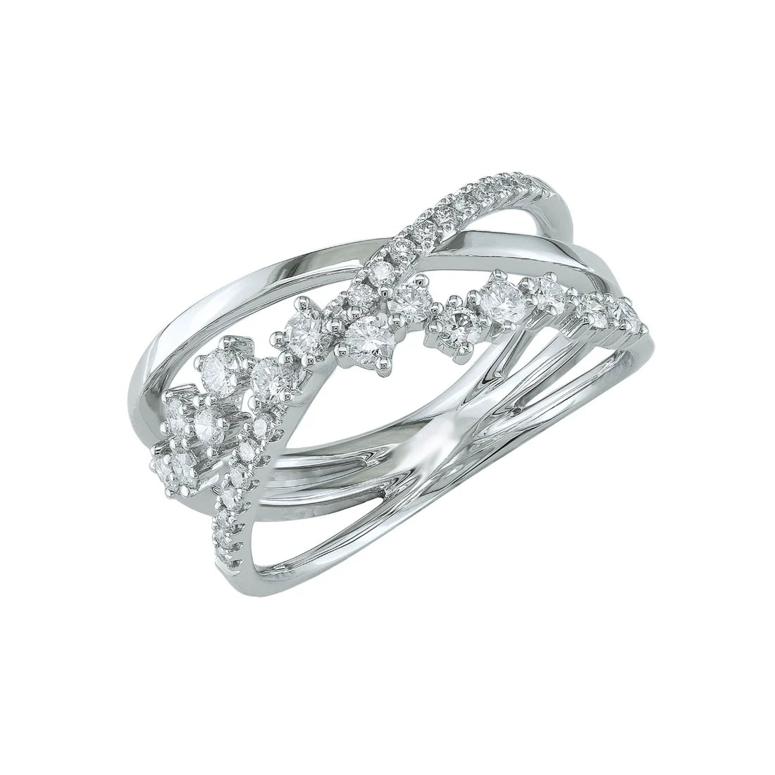 Athos – Bague – Or Blanc & diamants
