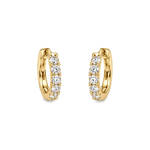 Athos – Boucles d'Oreilles – Or Jaune & Diamants
