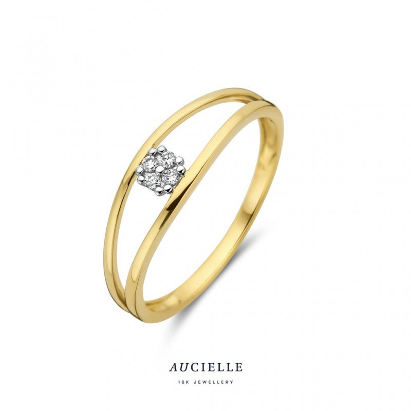 Aucielle – Bague – Or Jaune & Diamants