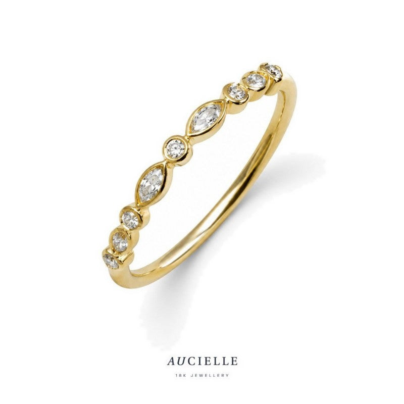Aucielle – Bague – Or Jaune & Diamants