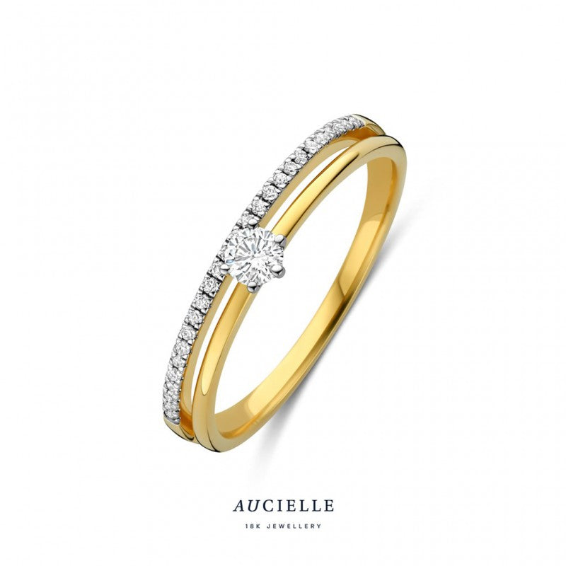 Aucielle – Bague – Or Jaune & Diamants