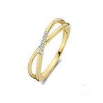 Aucielle – Bague – Or Jaune & Zirconium