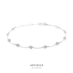 Aucielle – Bracelet – Or Blanc & Zirconium
