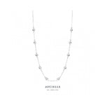 Aucielle – Collier – Or Blanc & Zirconium