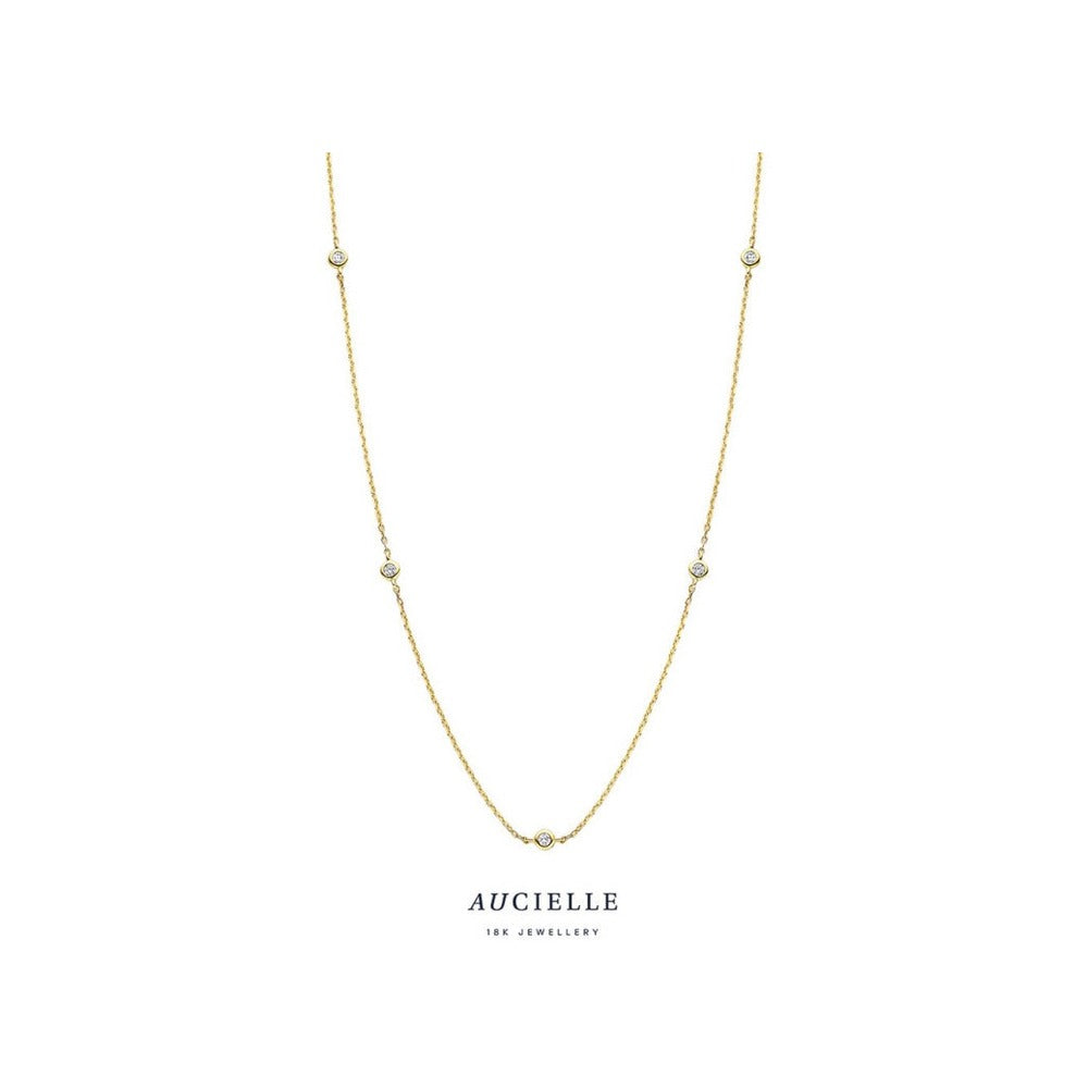 Aucielle – Collier – Or Jaune & diamants