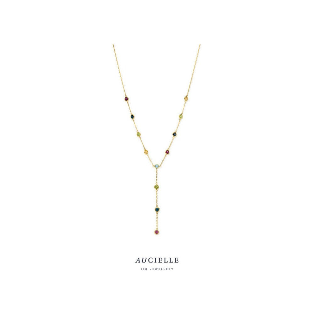 Aucielle – Collier – Or Jaune & pierres semi-précieuses