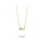 Aucielle – Collier – Or Jaune & Zirconium
