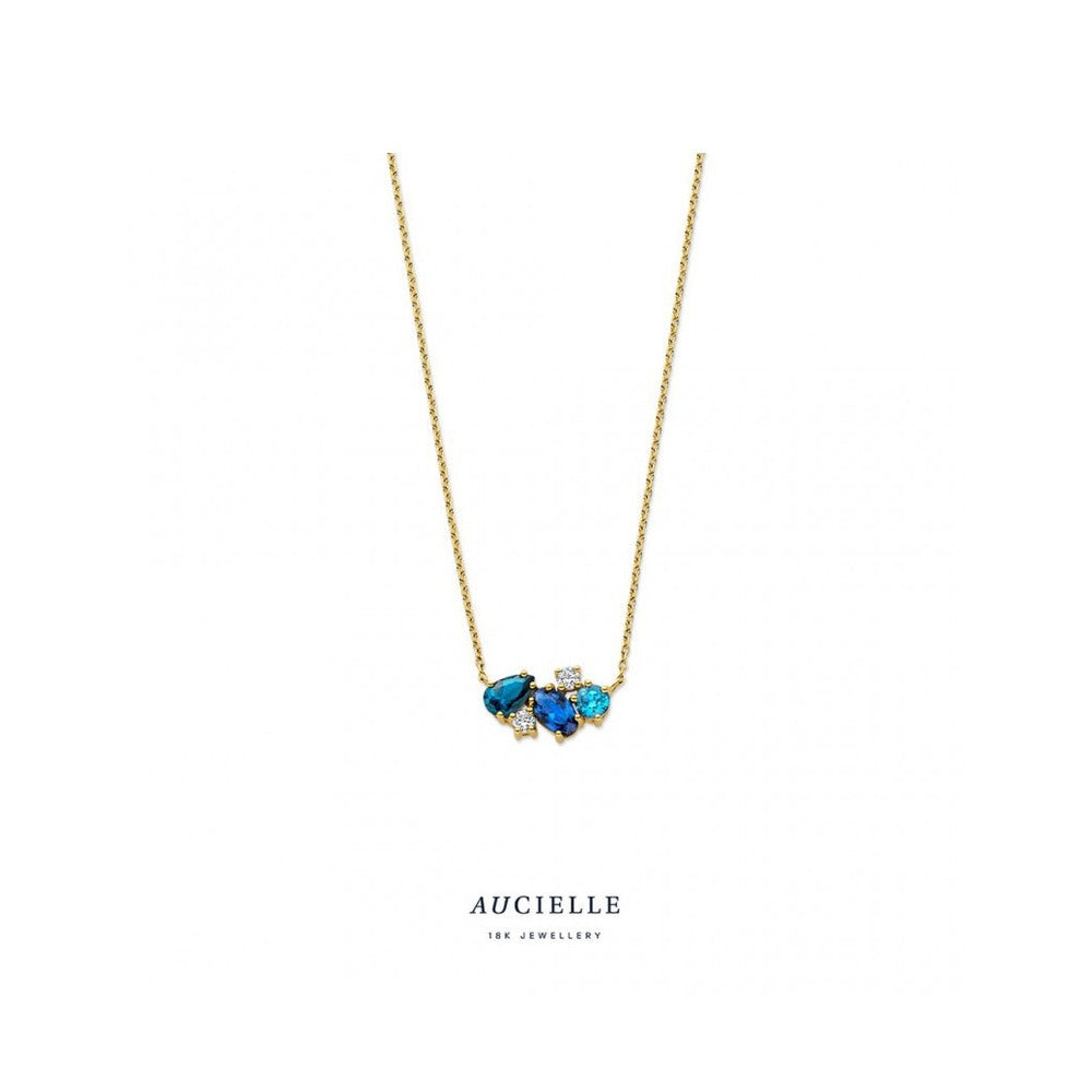 Aucielle – Collier – Or Jaune & Zirconiums