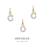 Aucielle – Pendentif – Lettre A-Z – Or Jaune