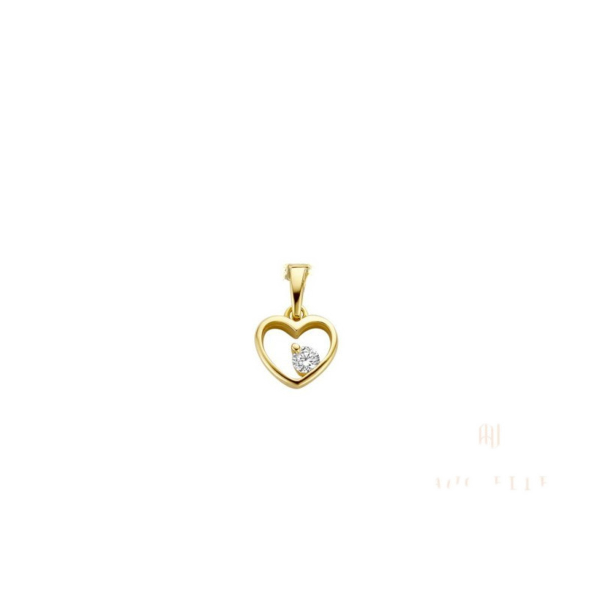 Aucielle – Pendentif – Or Jaune & Zirconium
