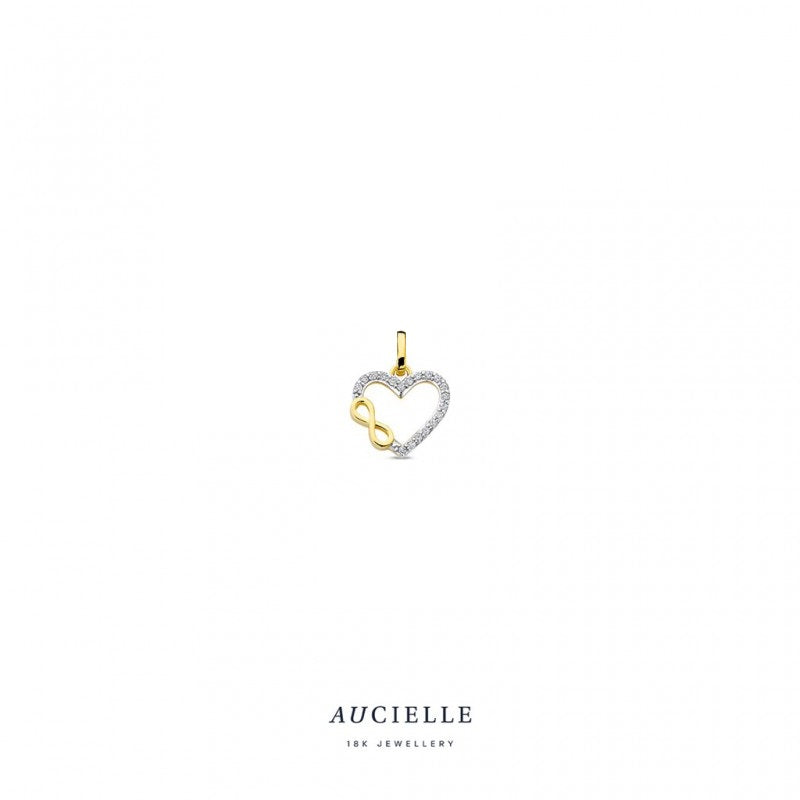 Aucielle – Pendentif – Or jaune & zirconium