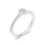 Aurum Adamas – Bague – Or blanc & diamants