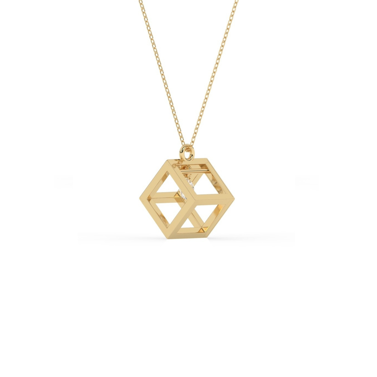 Aurum Adamas – Collier – Or jaune & diamants