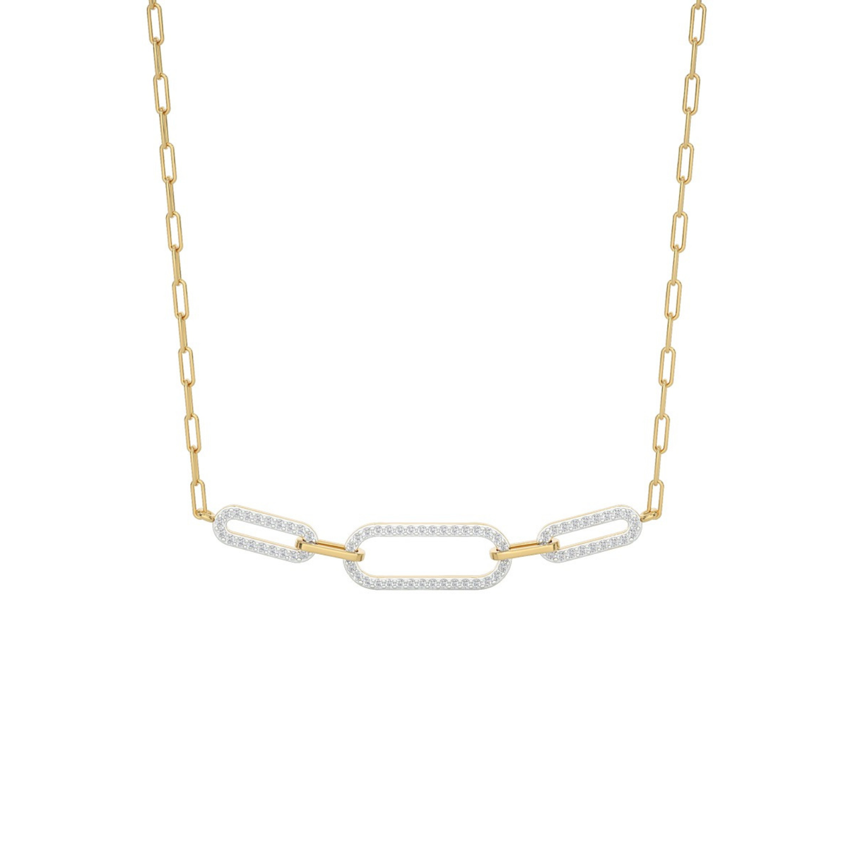 Aurum Adamas – Collier – Or jaune & diamants