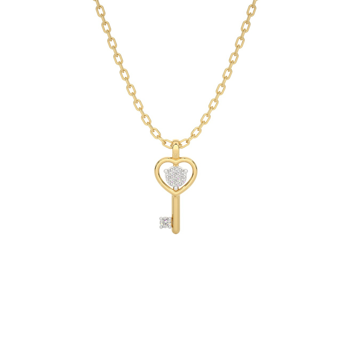 Aurum Adamas – Collier – Or jaune & diamants